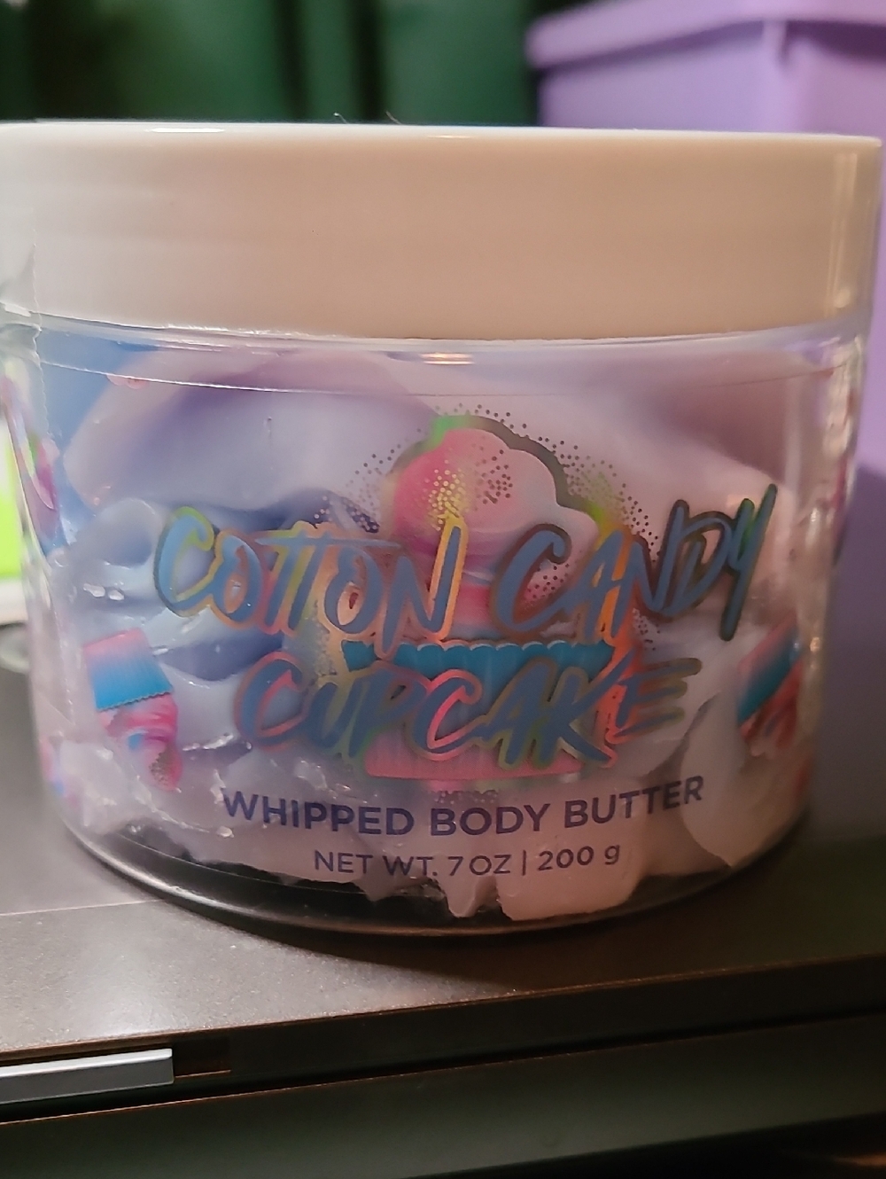 Cotton Candy Whipped Body Butter - Pastel Lavender Pink